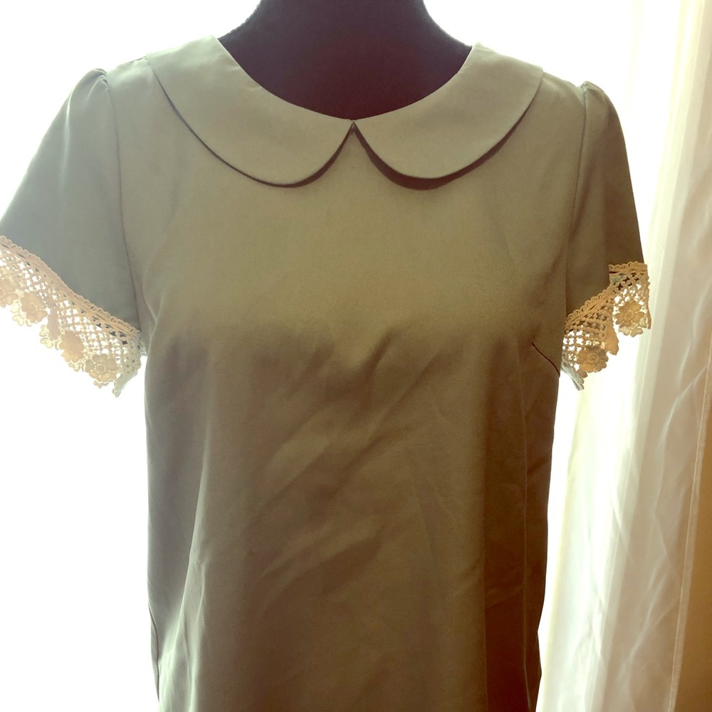 Green blouse